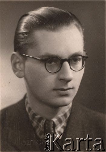 Listopad 1944, Kraków, Polska.
Władysław Bartoszewski.
Fot. NN, zbiory Ośrodka KARTA