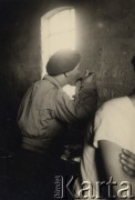 Po 1945, Niemcy.
Polscy żołnierze służący w amerykańskiej strefie okupacyjnej. 
Fot. NN, zbiory Ośrodka KARTA, kolekcję Dominika Piotrowskiego udostępnił Jan Rutkiewicz
 
