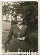 6.07.1933, Krasnostawce, woj. stanisławowskie, Polska.
Maria Dawidowicz, przyszła żona Stanisława Bobera.
Fot. Stanisław Bober, zbiory Ośrodka KARTA