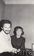 15.01.1983, Skierniewice, Polska.
 Zbigniew Janas podczas ukrywania się w okresie stanu wojennego. Obok Z.Janasa jego łączniczka Jolanta Polakowska-Meszka (zm. 2005). Opis Zbigniewa Janasa: 