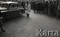 23.10 - 4.11.1956, Budapeszt, Węgry.
Rewolucja węgierska - ulice Budapesztu podczas zamieszek.
Fot. Marian Dudziński, zbiory Ośrodka KARTA