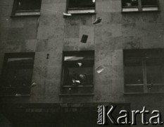 23.10 - 4.11.1956, Budapeszt, Węgry.
Rewolucja węgierska - ulice Budapesztu podczas zamieszek.
Fot. Marian Dudziński, zbiory Ośrodka KARTA