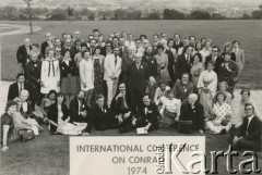 1974, Canterbury, Wielka Brytania.
Uczestnicy międzynarodowej konferencji conradowskiej 