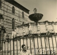 30.07.1961, Perugia, Włochy.
Zdzisław Najder na wakacjach. 
Fot. NN, kolekcja Zdzisława Najdera, zbiory Ośrodka KARTA