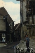 Wrzesień 1988, Francja.
Marek Walicki na wycieczce.
Fot. NN, kolekcja Zdzisława Najdera, zbiory Ośrodka KARTA.
