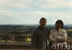 Wrzesień 1988, Francja.
Halina Najder na wycieczce z Markiem Walickim.
Fot. NN, kolekcja Zdzisława Najdera, zbiory Ośrodka KARTA.