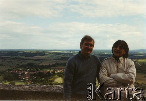 Wrzesień 1988, Francja.
Halina Najder na wycieczce z Markiem Walickim.
Fot. NN, kolekcja Zdzisława Najdera, zbiory Ośrodka KARTA.