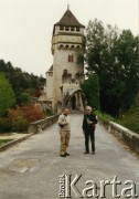 7.10.1996, Francja.
Zdzisław Najder (po prawej) na wycieczce z Markiem Walickim po Francji.
Fot. NN, kolekcja Zdzisława Najdera, zbiory Ośrodka KARTA. 
