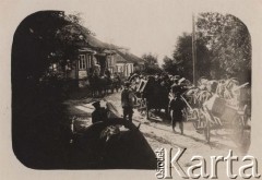 Ok. 1920, brak miejsca.
Tabory wojskowe, chałupy są oznaczone czerwonym krzyżem.
Fot. NN, zbiory Ośrodka KARTA, udostępnił Tomisław Paciorek

