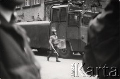 3.05.1982, Warszawa, Polska..
Niezależna manifestacja zorganizowana przez podziemne struktury 