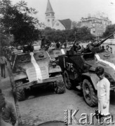 Sierpień 1968, Bratysława, Czechosłowacja.
Interwencja wojsk Układu Warszawskiego.
Fot. Marcin Jabłoński, zbiory Ośrodka KARTA