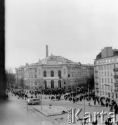 Marzec 1968, Warszawa.
Strajk studentów Politechniki Warszawskiej.
Fot. Marcin Jabłoński, zbiory Ośrodka KARTA