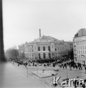 Marzec 1968, Warszawa.
Strajk studentów Politechniki Warszawskiej.
Fot. Marcin Jabłoński, zbiory Ośrodka KARTA