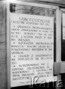 1981, Warszawa.
Plakat - 