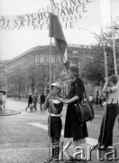 31.05.1981, Warszawa.
Pogrzeb kardynała Stefana Wyszyńskiego.
Fot. Marcin Jabłoński, zbiory Ośrodka KARTA