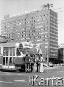 3-5.08.1981, Warszawa.
Strajk MZK, blokada ronda na skrzyżowaniu ul. Marszałkowskiej i Alej Jerozolimskich.
Fot. Marcin Jabłoński, zbiory Ośrodka KARTA
