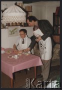 13.12.1982, Lund, Szwecja.
 Przygotowania do kiermaszu polskiego. 