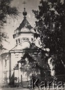 Lata 30-te, Radzyń Podlaski, woj. Lublin, Polska.
Cerkiew prawosławna.
Fot. NN, zbiory Ośrodka KARTA, kolekcję rodziny Petrulewiczów przekazały Halszka i Wanda Żuromskie


