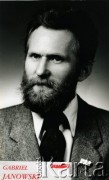 Maj 1989, Siedlce, Polska.
Gabriel Janowski. Zdjęcie przygotowane do kampanii wyborczej. 
Fot. NN, zbiory Ośrodka KARTA, przekazał Tomasz Olko