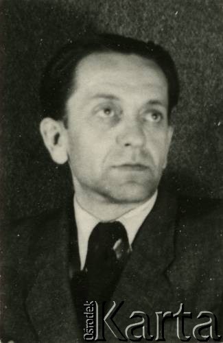 Lata 40.-50., brak miejsca.
Eugeniusz Lewicki. 
Fot. NN, zbiory Ośrodka KARTA.