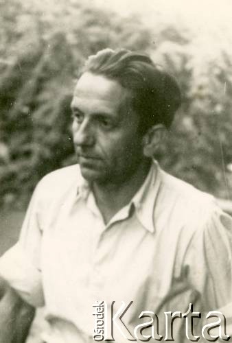 Lata 40.-50., brak miejsca.
Architekt Eugeniusz Lewicki.
Fot. NN, kolekcja Eugeniusza Lewickiego, zbiory Ośrodka KARTA