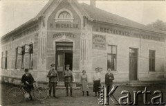 Brak daty, Orłowa (Orlova), Zaolzie.
Gospoda M. Michalaka. 
Fot. NN, zbiory Ośrodka KARTA, kolekcja Władysława Owczarzego