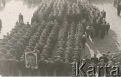 Lata 50-te, Orłowa (Orlova), Zaolzie, Czechosłowacja.
Manifestacja Komunistycznej Partii Czechosłowacji. 
Fot. NN, zbiory Ośrodka KARTA, kolekcja Władysława Owczarzego