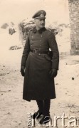 Zima 1942, ZSRR.
 Podpułkownik Wehrmachtu na froncie wschodnim.
 Fot. NN, zbiory Ośrodka KARTA, udostępnił Stanisław Blichiewicz
   
