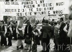 12.05.1981, Warszawa, Polska.
NSZZ 