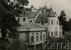 1941-1945, Eddleston, Szkocja, Wielka Brytania.
Pałac Black Barony. W jego pobliżu zostali zakwaterowani żołnierze Polskich Sił Zbrojnych na Zachodzie. 
Fot. NN, zbiory Ośrodka KARTA, przekazał Marek Kostrzewski