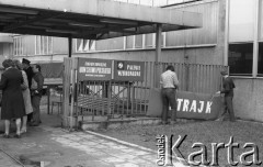 sierpień 1981, Warszawa, Polska.
Strajk w Zakładach Graficznych 