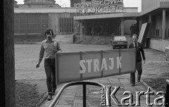 sierpień 1981, Warszawa, Polska.
Strajk w Zakładach Graficznych 