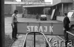 sierpień 1981, Warszawa, Polska.
Strajk w Zakładach Graficznych 