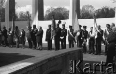 3.05.1981, Szczecin, Polska.
Uroczystość poświęcenia sztandaru Niezależnego Samorządnego Związku Zawodowego Solidarność Pomorza Zachodniego. Na zdjęciu poczty sztandarowe, wśród których są górnicy.
Fot. NN, zbiory Ośrodka KARTA/Independent Polish Agency (IPA), przekazał Józef Lebenbaum

