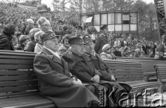 3.05.1981, Szczecin, Polska.
Uroczystość poświęcenia sztandaru Niezależnego Samorządnego Związku Zawodowego Solidarność Pomorza Zachodniego. Na zdjęciu weterani Wojska Polskiego.
Fot. NN, zbiory Ośrodka KARTA/Independent Polish Agency (IPA), przekazał Józef Lebenbaum

