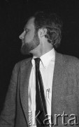 6-12.06.1981, Warszawa, Polska.
Wizyta Czesława Miłosza w Polsce po otrzymaniu Literackiej Nagrody Nobla. Antoni Miłosz, syn pisarza. 
Fot. NN, zbiory Ośrodka KARTA/Independent Polish Agency (IPA) przekazał Józef Lebenbaum