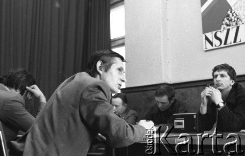 23-24.03.1981, Bydgoszcz, Polska.
Posiedzenie Krajowej Komisji Porozumiewawczej NSZZ 