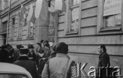 16-18 marca 1981, Bydgoszcz, Polska.
Okupacja siedziby Wojewódzkiego Komitetu Zjednoczonego Stronnictwa Ludowego (ZSL) przez rolników z 