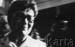 8.03.1981, Warszawa, Polska.
Anna Walentynowicz podczas obchodów rocznicy Marca'68 na Uniwersytecie Warszawskim. Sesja naukowa w auli Audytorium Maximum Uniwersytetu Warszawskiego.
Fot. Andrzej Friszke, zbiory Ośrodka KARTA/Independent Polish Agency (IPA) przekazał Józef Lebenbaum