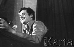 8.03.1981, Warszawa, Polska.
Zbigniew Bujak podczas obchodów rocznicy Marca'68 na Uniwersytecie Warszawskim. Sesja naukowa w auli Audytorium Maximum Uniwersytetu Warszawskiego.  
Fot. Andrzej Friszke, zbiory Ośrodka KARTA/Independent Polish Agency (IPA) przekazał Józef Lebenbaum