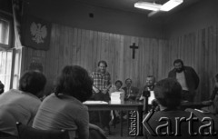 25.06.1981, Radom, Polska.
Obchody rocznicy Czerwca' 76 - promocja książki 