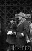 10.02.1981, Warszawa, Polska.
Manifestacja NSZZ 