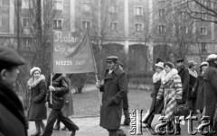 10.02.1981, Warszawa, Polska.
Manifestacja NSZZ 