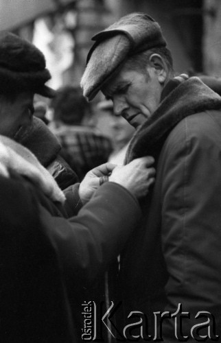 10.02.1981, Warszawa, Polska.
Manifestacja NSZZ 