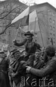 10.02.1981, Warszawa, Polska.
Manifestacja NSZZ 