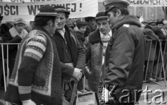 10.02.1981, Warszawa, Polska.
Manifestacja NSZZ 