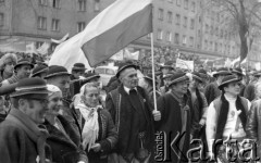 10.02.1981, Warszawa, Polska.
Manifestacja NSZZ 