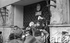 10.02.1981, Warszawa, Polska.
Manifestacja NSZZ 