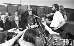 12.05.1981, Warszawa, Polska
Rozprawa sądowa w sprawie rejestracji NSZZ 