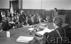 12.05.1981, Warszawa, Polska
Rozprawa sądowa w sprawie rejestracji NSZZ 